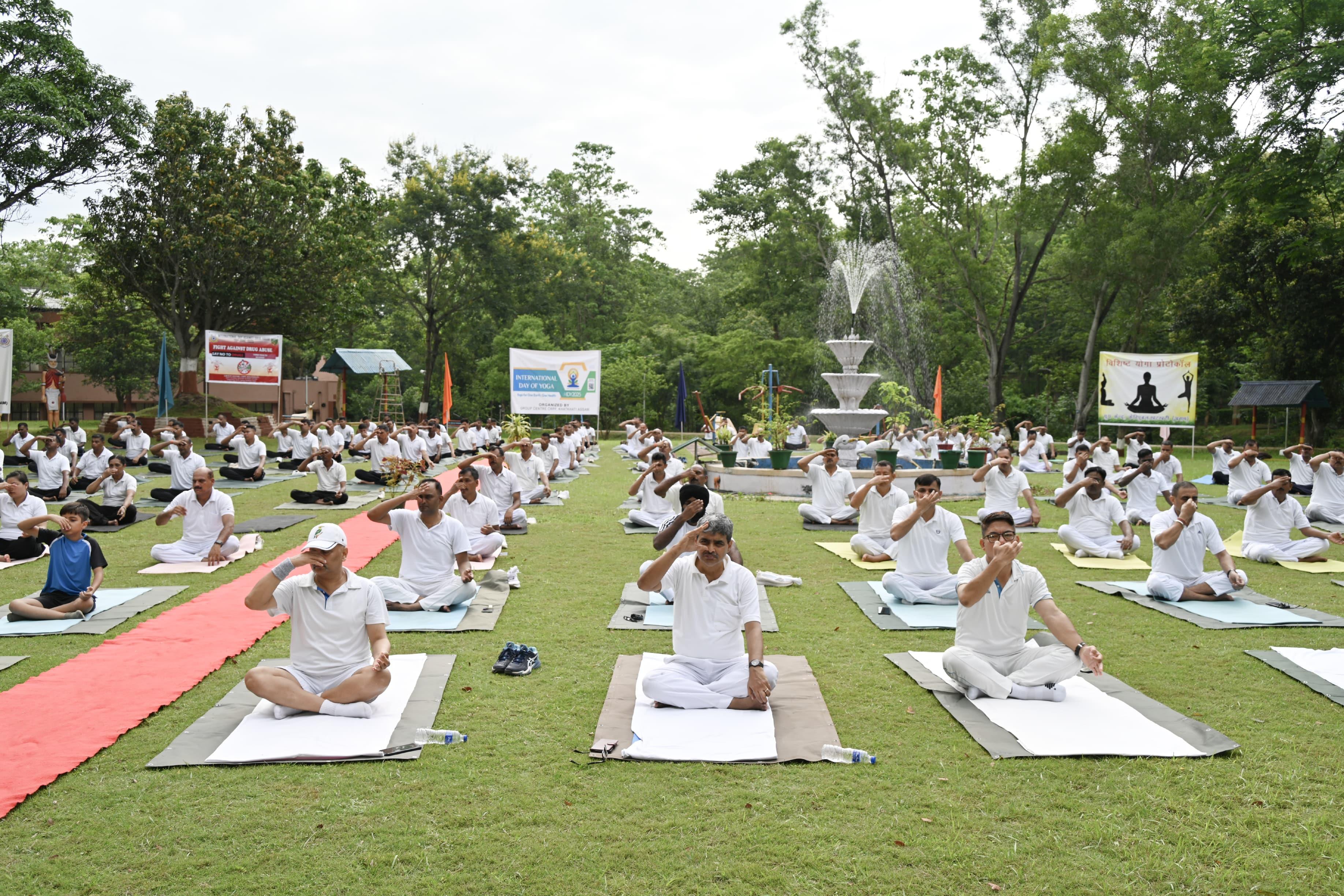 International yoga day 2025